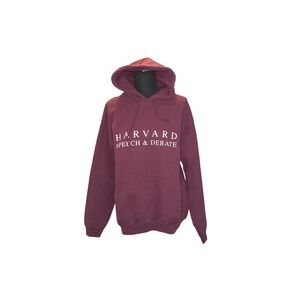 Gildan HARVARD UNIVERSITY maroon/crimson Hoodie Sweatshirt Women's Medium